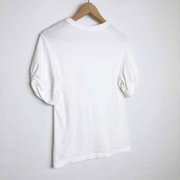 A.L.C. Keira medium white puffed sleeve T-shirt - Picture 4 of 10